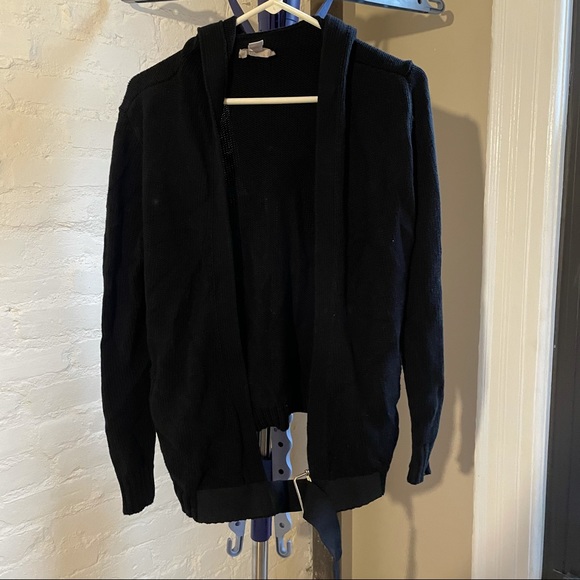 SLVR by Adidas cardigan sweater w belt and hood - Picture 2 of 7